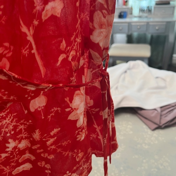 COPY - Lucky Brand Red Blouse - Picture 3 of 5